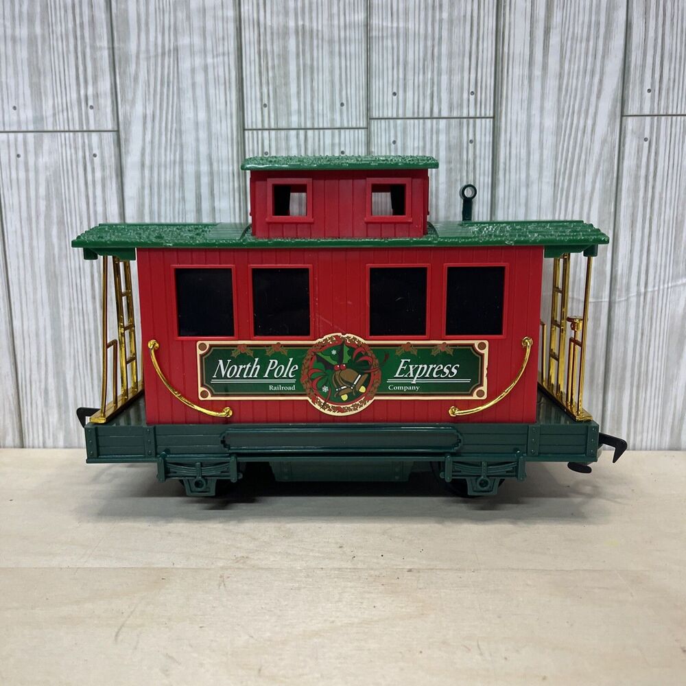 CABOOSE CAR eztec G SCALE gauge train North Pole Express Christmas